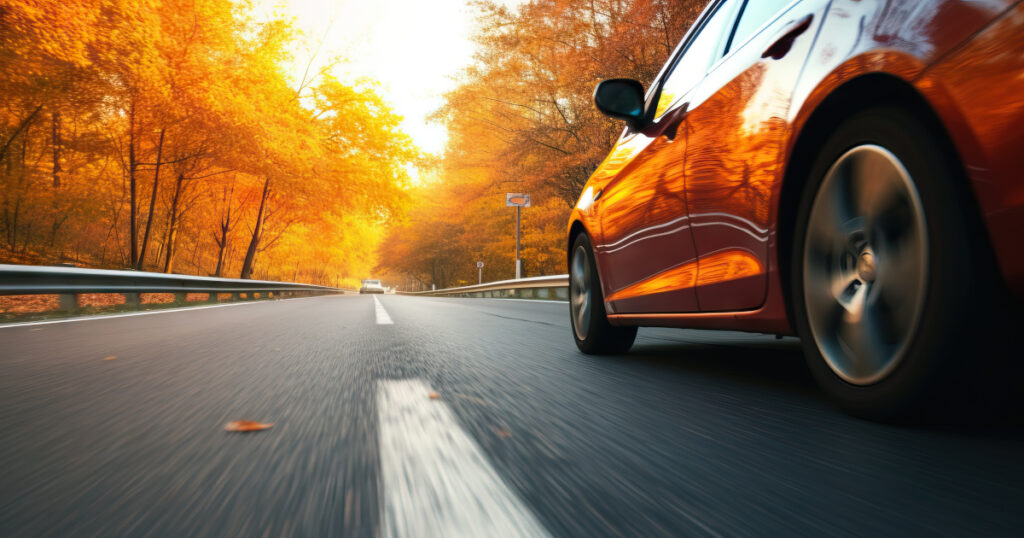 car and road